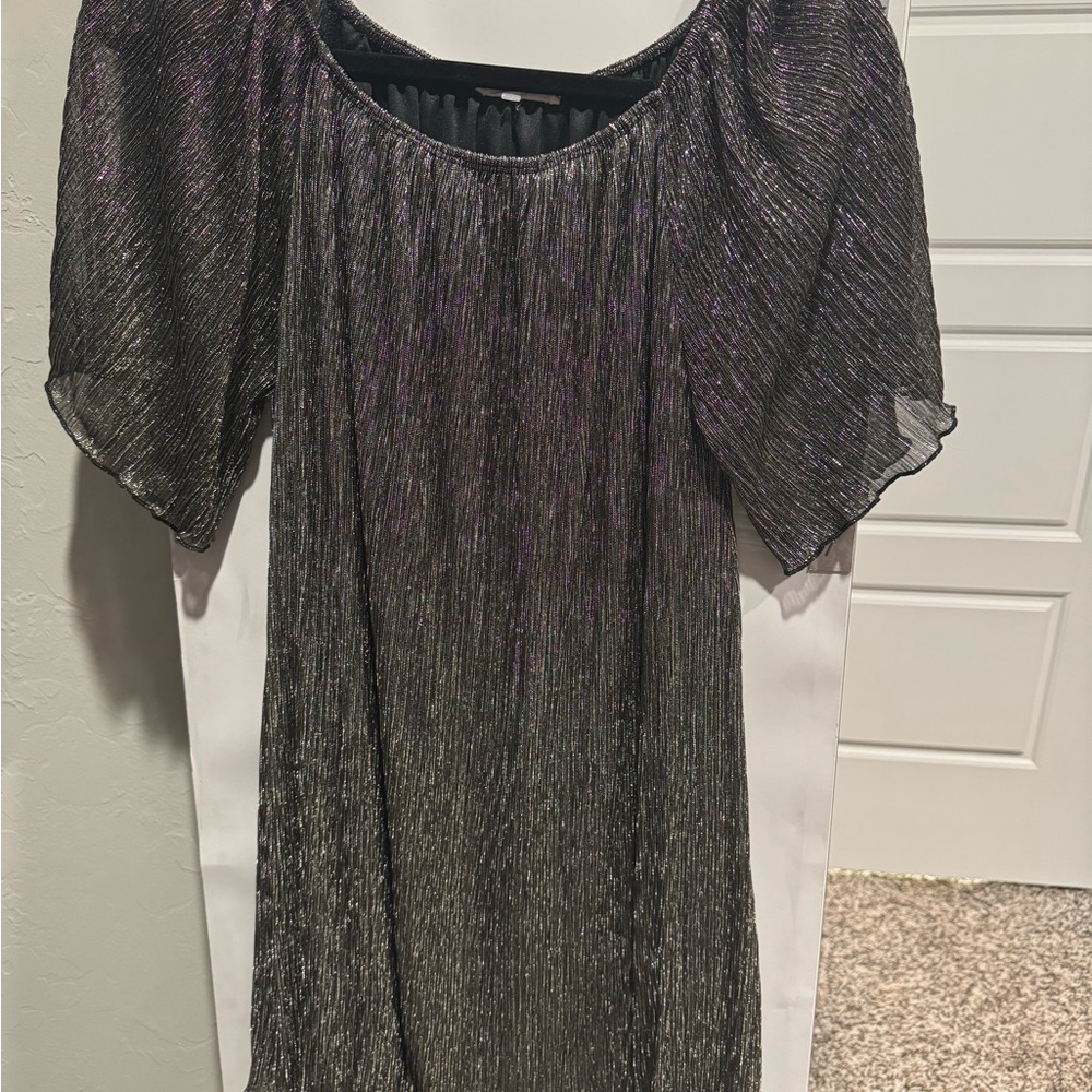 Shimmering Black Dress